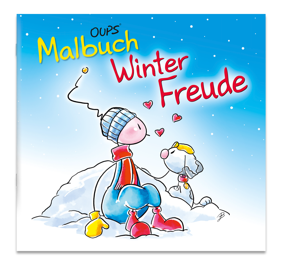 Oups Malbuch - Winterfreude
