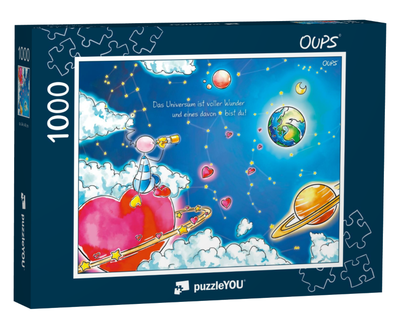 Oups Puzzle - Herzplanet 1000 Stück