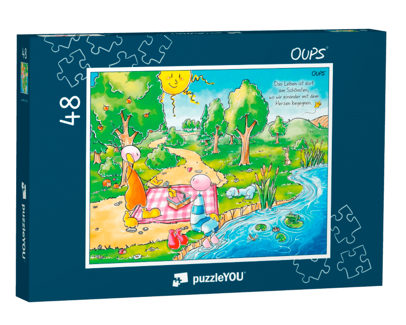 Oups Puzzle - Picknick 48 Stück