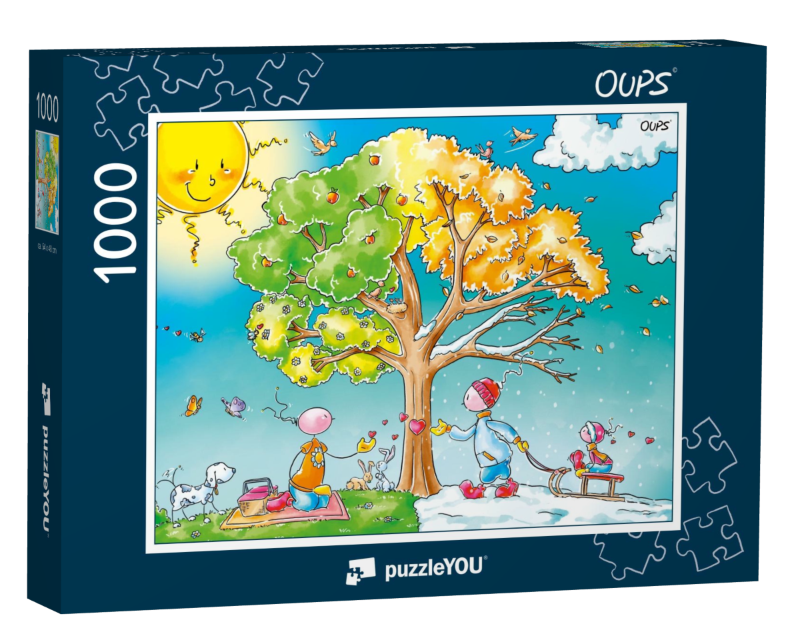Oups Puzzle - Jahresbaum 1000 Stück