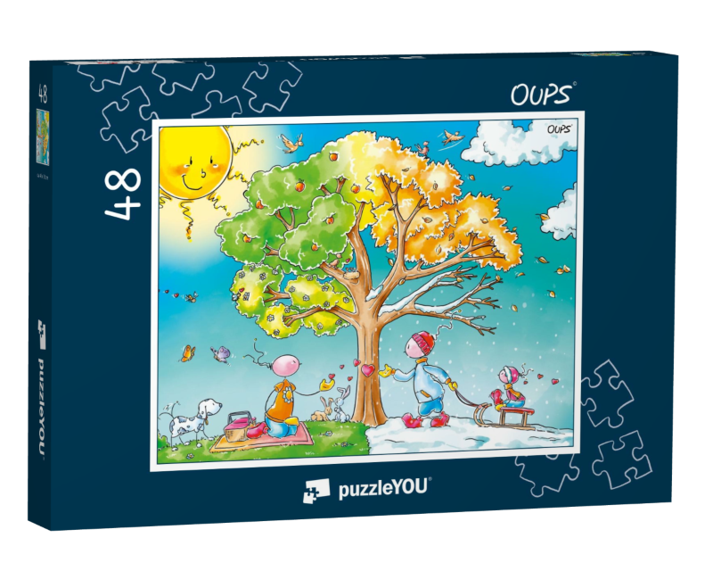 Oups Puzzle - Jahresbaum 48 Stück